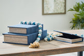 Warmstead Furniture - Ashley Furniture - Jolina Box Set (set of 3) - Box Set (3/CN) / Blue - A2000617